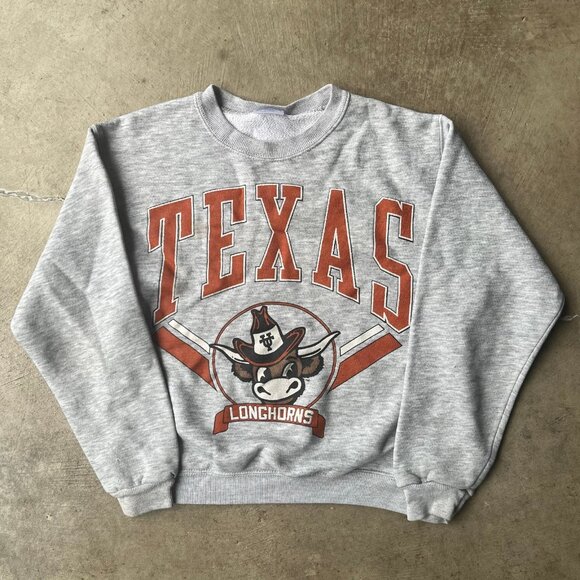 Texas Longhorns Sweatshirt Texan Pride University Crewneck Pullover shirt 197 - Picture 1 of 2